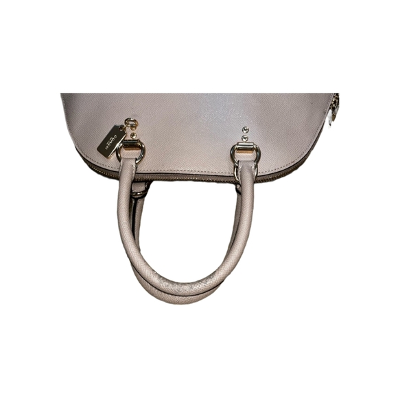 Coach Crossgrain Leather Katy Satchel 2553 With Matching Wallet EUC (Mauve) - Picture 6 of 16